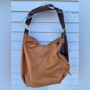 Marino Orlandi leather sling back pack